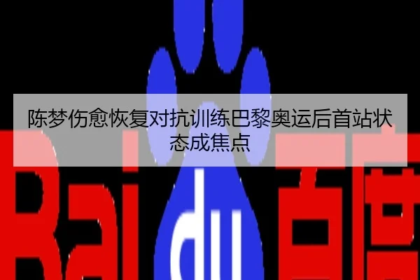 陈梦伤愈恢复对抗训练巴黎奥运后首站状态成焦点
