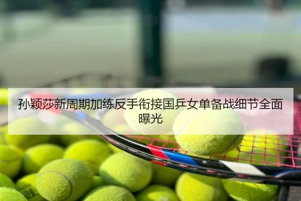 孙颖莎新周期加练反手衔接国乒女单备战细节全面曝光